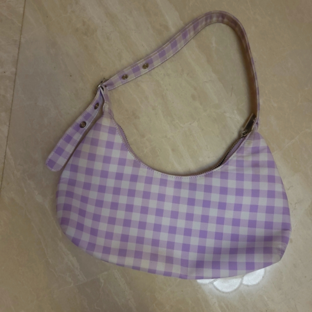 Checkered purse